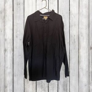 Sonoma Black Casual Poplin Shirt